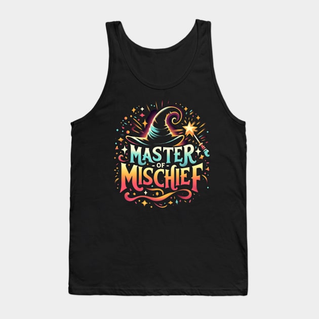 Master of Mischief - Wizard Hat - Fantasy Tank Top by Fenay-Designs